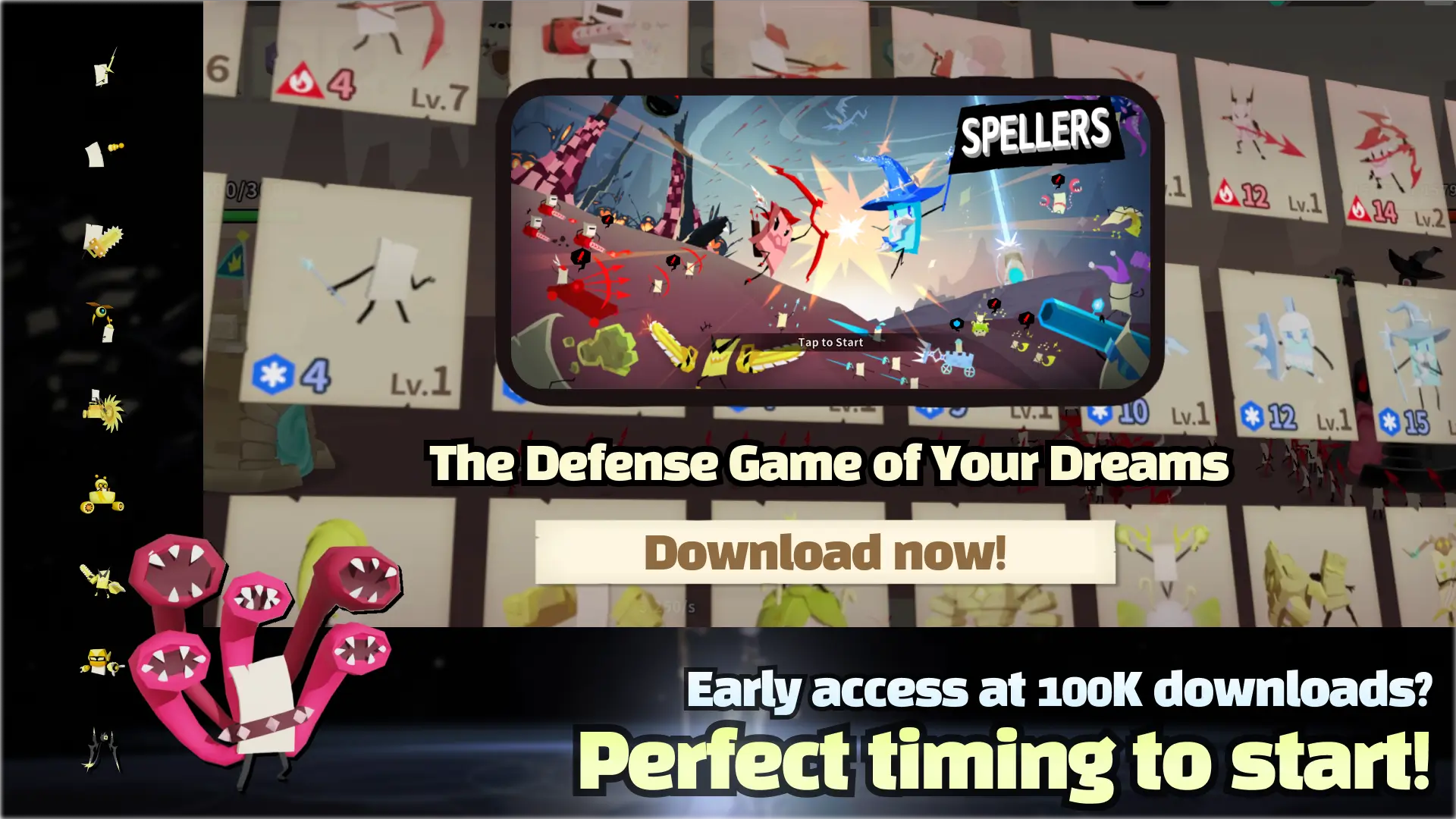 Menü und Deckbuilding